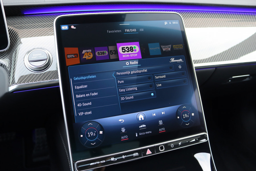 Mercedes-Benz S-Klasse AMG 63 S E Performance | 802 pk | Keramisch | Achterasbesturing | Massage | Burmester High End | Distronic+ | HUD | Chauffeurspakket | Entertainmentpakket Premium Achter | Stoelventilatie V+A | Vlakkenverwarming |