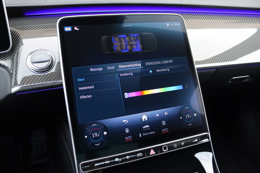 Mercedes-Benz S-Klasse AMG 63 S E Performance | 802 pk | Keramisch | Achterasbesturing | Massage | Burmester High End | Distronic+ | HUD | Chauffeurspakket | Entertainmentpakket Premium Achter | Stoelventilatie V+A | Vlakkenverwarming |