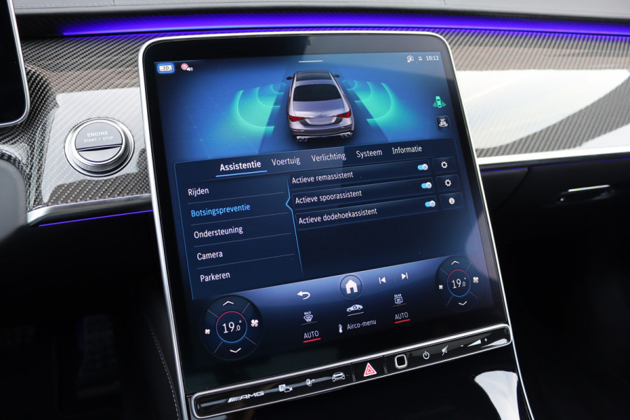Mercedes-Benz S-Klasse AMG 63 S E Performance | 802 pk | Keramisch | Achterasbesturing | Massage | Burmester High End | Distronic+ | HUD | Chauffeurspakket | Entertainmentpakket Premium Achter | Stoelventilatie V+A | Vlakkenverwarming |