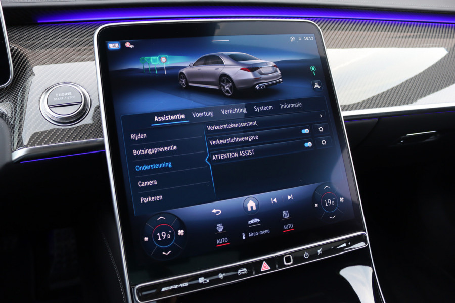Mercedes-Benz S-Klasse AMG 63 S E Performance | 802 pk | Keramisch | Achterasbesturing | Massage | Burmester High End | Distronic+ | HUD | Chauffeurspakket | Entertainmentpakket Premium Achter | Stoelventilatie V+A | Vlakkenverwarming |