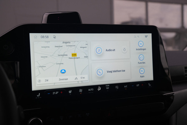 Ford E-Transit Custom 340 L2H1 Sport 71 kWh 218pk - 2x Schuifdeur - ACC - Elek Trekhaak - B&O - Navi - Stoel/Stuurverwarming - 360 Camera - Blindspot