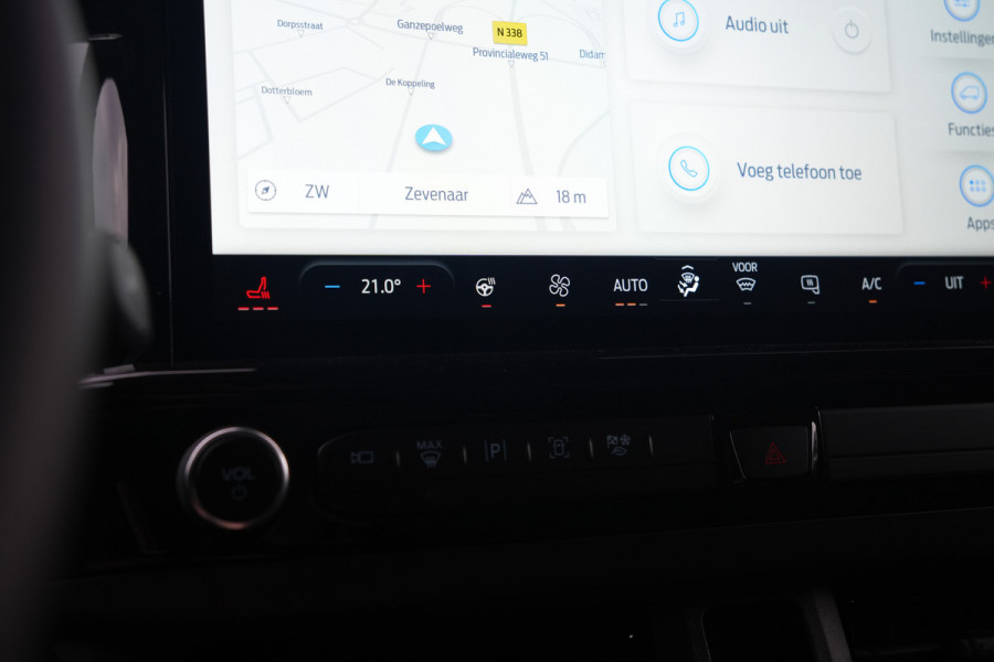 Ford E-Transit Custom 340 L2H1 Sport 71 kWh 218pk - 2x Schuifdeur - ACC - Elek Trekhaak - B&O - Navi - Stoel/Stuurverwarming - 360 Camera - Blindspot