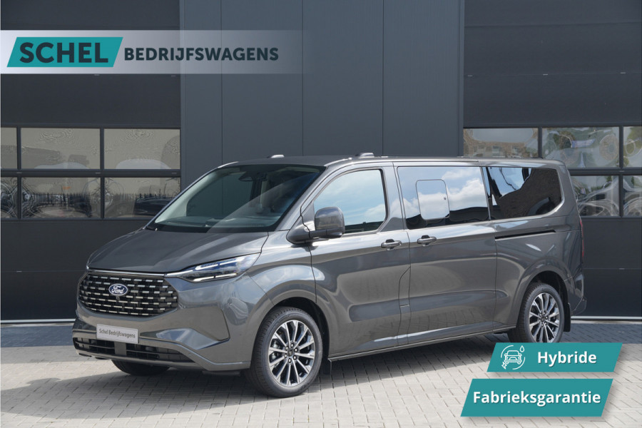 Ford Tourneo Custom 340 2.5 PHEV L2H1 Titanium X 232pk | ACC | Pano | B&O | Elek. schuifdeuren | 360 camera | Elek-Trekhaak | Prijs excl. BTW