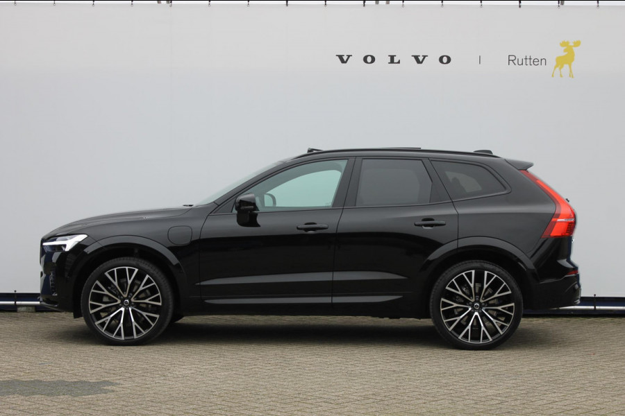 Volvo XC60 T6 Recharge AWD Long Range 350PK Dark Google Infotainment / Elektrisch schuif-kanteldak / 22" lichtmetalen velgen / Stoelventilatie-verwarming voor / Stuurwielverwarming