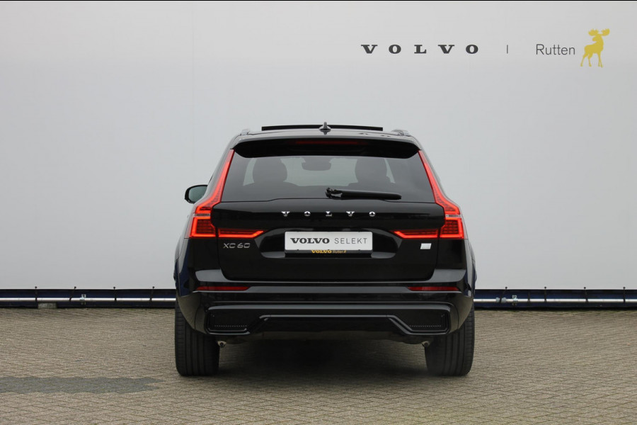 Volvo XC60 T6 Recharge AWD Long Range 350PK Dark Google Infotainment / Elektrisch schuif-kanteldak / 22" lichtmetalen velgen / Stoelventilatie-verwarming voor / Stuurwielverwarming