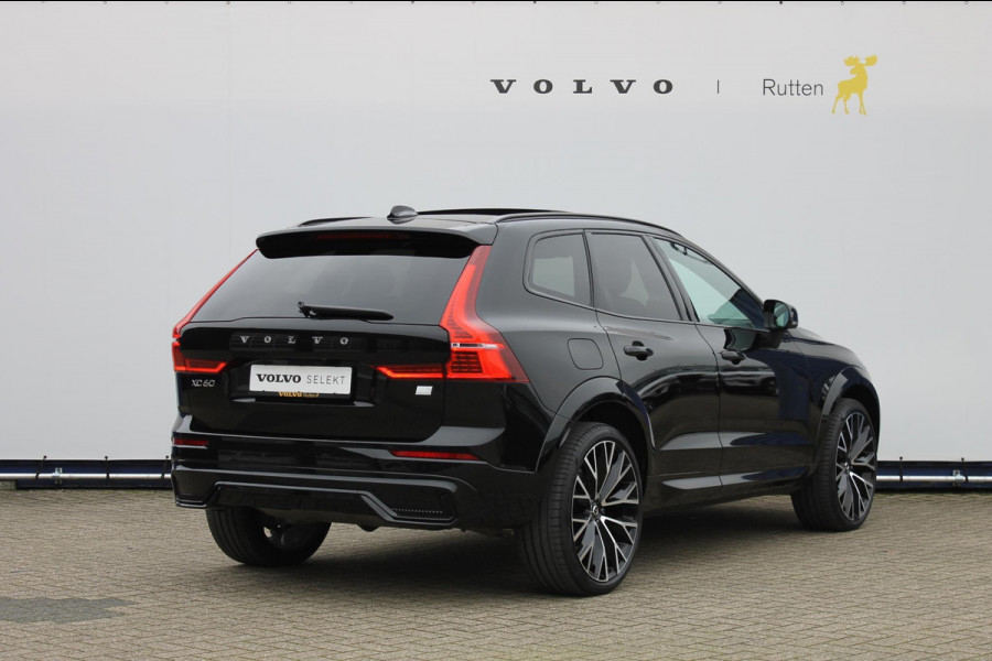 Volvo XC60 T6 Recharge AWD Long Range 350PK Dark Google Infotainment / Elektrisch schuif-kanteldak / 22" lichtmetalen velgen / Stoelventilatie-verwarming voor / Stuurwielverwarming