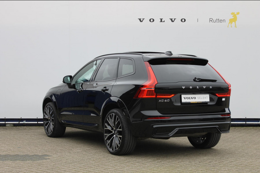 Volvo XC60 T6 Recharge AWD Long Range 350PK Dark Google Infotainment / Elektrisch schuif-kanteldak / 22" lichtmetalen velgen / Stoelventilatie-verwarming voor / Stuurwielverwarming