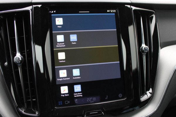 Volvo XC60 T6 Recharge AWD Long Range 350PK Dark Google Infotainment / Elektrisch schuif-kanteldak / 22" lichtmetalen velgen / Stoelventilatie-verwarming voor / Stuurwielverwarming