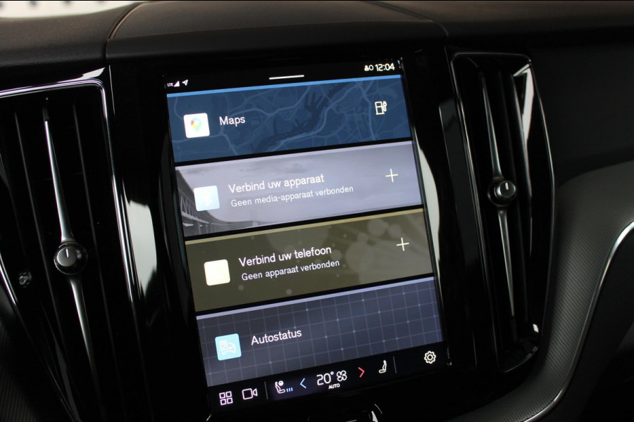 Volvo XC60 T6 Recharge AWD Long Range 350PK Dark Google Infotainment / Elektrisch schuif-kanteldak / 22" lichtmetalen velgen / Stoelventilatie-verwarming voor / Stuurwielverwarming