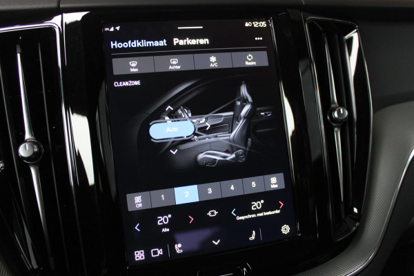 Volvo XC60 T6 Recharge AWD Long Range 350PK Dark Google Infotainment / Elektrisch schuif-kanteldak / 22" lichtmetalen velgen / Stoelventilatie-verwarming voor / Stuurwielverwarming