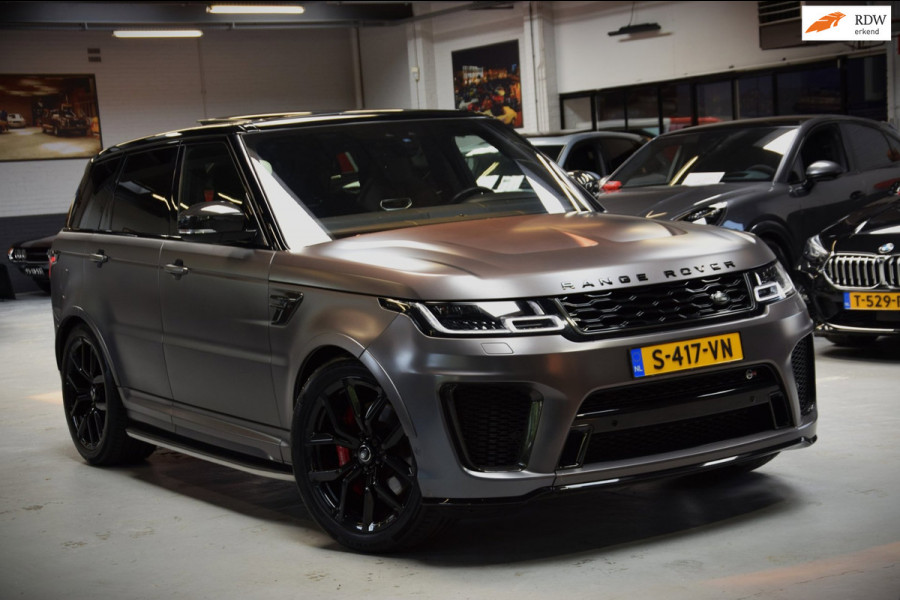 Land Rover Range Rover Sport 5.0 V8 SC SVR Leder|576pk!!|Panoramadak|SVO Kleur