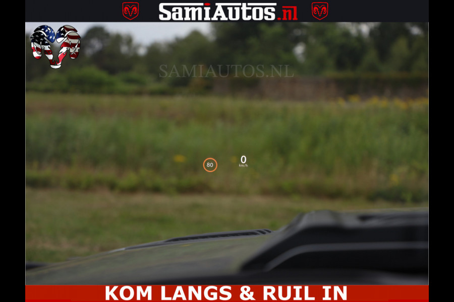 Dodge Ram 1500 Night Premium | Full Option | De Meest Luxe Pick-Up in zijn Klasse | Comfortabele Dubbele Cabine met Royale 5 Zitplaatsen | BPM vrij | Nu Leverbaar uit Voorraad | Voorraad Nr 2287 - 3384 | De specialist in Amerikaanse pick‑ups in Nederland en Europa.