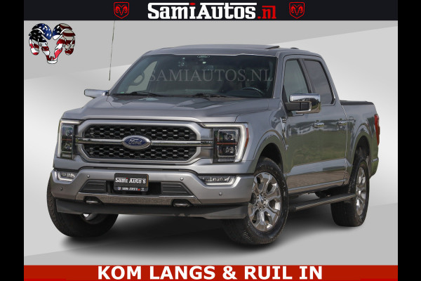 Ford USA F-150 PLATINUM | MASSAGE | PANO | GROOTSCHERM | COMFORT STOELEN | ADAPTIVE CRUISE | DC | DUBBELE CABINE | FACELIFT MODEL | GROOT SCHERM | 5 PERSOONS | DC | DASH CAM | MASSAGE | | De specialist in Amerikaanse pick‑ups in Nederland en Europa.