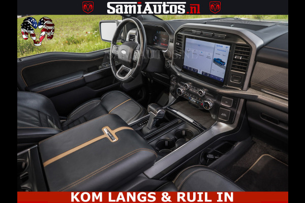 Ford USA F-150 PLATINUM | MASSAGE | PANO | GROOTSCHERM | COMFORT STOELEN | ADAPTIVE CRUISE | DC | DUBBELE CABINE | FACELIFT MODEL | GROOT SCHERM | 5 PERSOONS | DC | DASH CAM | MASSAGE | | De specialist in Amerikaanse pick‑ups in Nederland en Europa.