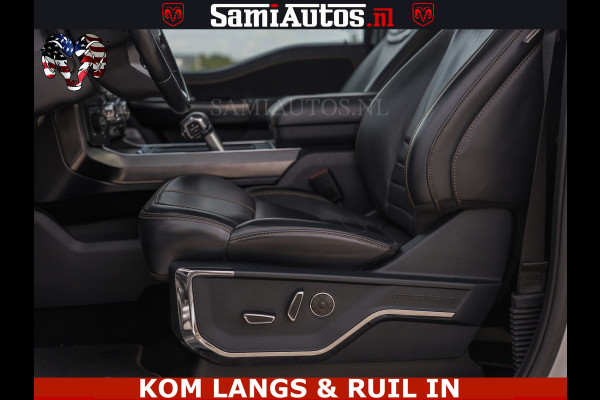 Ford USA F-150 PLATINUM | MASSAGE | PANO | GROOTSCHERM | COMFORT STOELEN | ADAPTIVE CRUISE | DC | DUBBELE CABINE | FACELIFT MODEL | GROOT SCHERM | 5 PERSOONS | DC | DASH CAM | MASSAGE | | De specialist in Amerikaanse pick‑ups in Nederland en Europa.