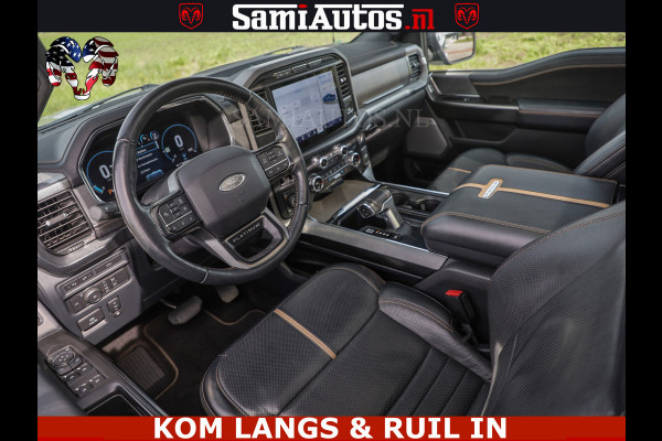 Ford USA F-150 PLATINUM | MASSAGE | PANO | GROOTSCHERM | COMFORT STOELEN | ADAPTIVE CRUISE | DC | DUBBELE CABINE | FACELIFT MODEL | GROOT SCHERM | 5 PERSOONS | DC | DASH CAM | MASSAGE | | De specialist in Amerikaanse pick‑ups in Nederland en Europa.