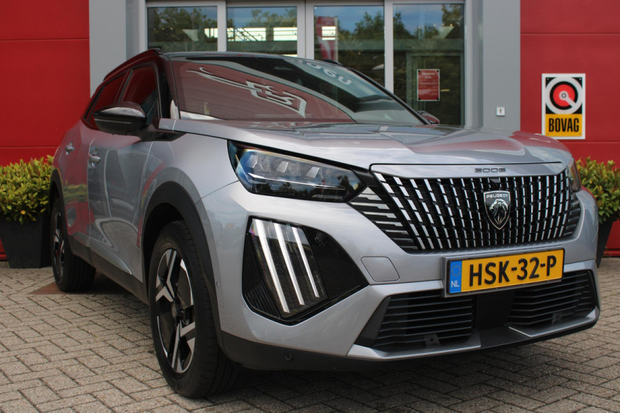 Peugeot 2008 1.2 Hybrid 145PK AUTOMAAT GT PACK | ELEKTRISCH BEDIENBARE BESTUURDERSSTOEL | NAVIGATIE | FULL LED KOPLAMPEN | DRAADLOZE APPLE CARPLAY/ANDROID AUTO | ADAPTIVE CRUISE CONTROL | CAMERA VOOR + ACHTER | CLIMATE CONTROL | LICHTMETALEN VELGEN 17" | KEYLESS ENTRY/START | DAB+ RADIO | ALCANTARA/LEDEREN BEKLEDING  | DODEHOEK DETECTIE | PARKEERSENSOREN VOOR + ACHTER | STOEL VERWARMING | DRAADLOZE TELEFOONLADER |
