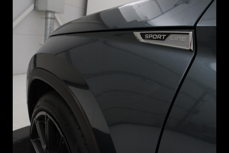 Škoda Kodiaq 1.5 TSI Sportline Business 7p. | Panoramadak | 360 Camera | Carplay | Trekhaak | Navigatie | Climate control | DAB+ | Adaptive cruise | Stoel & stuurwielverwarming | Side assist