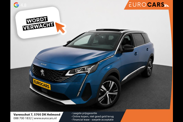 Peugeot 5008 1.2 PureTech GT 7 persoons Panoramdak Trekhaak Navigatie Apple Carplay Android Auto Camera Parkeersensoren Adaptive Cruise Control Memory stoelen Stoelverwarming Elektrische achterklep Full Led Climate Control