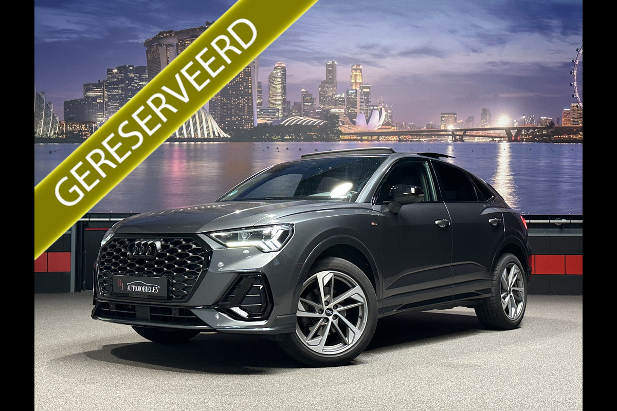 Audi Q3 Sportback 35 TFSI 3xS-Line Trekhaak|Keyless|Sfeerlicht|Camera|Panorama|Full Option