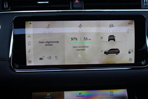 Land Rover Range Rover Evoque 1.5 P300e AWD 254PK R-DYNAMIC HSE | PANORAMISCH SCHUIF / KANTELDAK | ELEKTRISCH VERSTELBARE VOORSTOELEN / BESTUURDERSTOEL MET GEHEUGEN | LEDEREN BEKLEDING | VOORSTOELEN  VERWARMBAAR | 20" LICHTMETALEN VELGEN | KEYLESS ENTRY / START | DODEHOEK DETECTIE | EXTRA GETINTE ACHTERRUITEN | FULL LED KOPLAMPEN | LED ACHTERLICHTEN | ADAPTIVE CRUISE CONTROL | APPLE CARPLAY | ACHTERKLEP ELEKTRISCH BEDIENBAAR | MERIDIAN PREMIUM AUDIO SYSTEEM | RODE REMKLAUWEN |