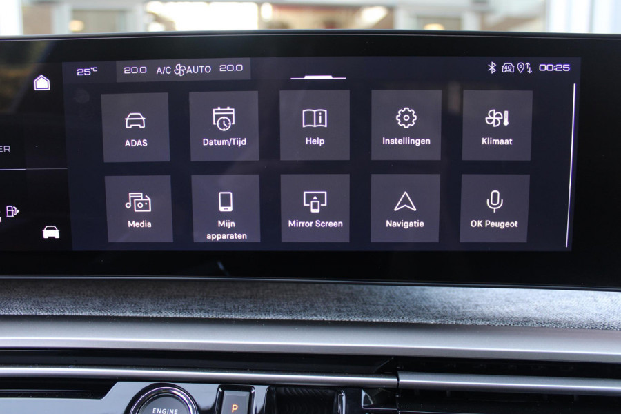 Peugeot 5008 1.2 Hybrid 145PK ALLURE 7p | 360° VISION & DRIVE ASSIST PACK: ANTI DIEFSTAL ALARM MET SUPERVERGRENDELING/VERWARMBAAR VOLLEDEREN STUURWIEL/VISEOPARK 360° HD CAMERA'S MET PARKEERHULP VOOR, BUITENSPIEGELS MET KANTELFUNCTIE BIJ HET ACHTERUITRIJDEN/ADAPTIVE CRUISE CONTROL MET STOP & GO FUNCTIE, REAR CROSS TRAFFIC ALERT, LANE CHANGE ASSIST, DODEHOEK DETECTIE, GROOTLICHT ASSISTENT | PANORAMIC NAVIGATION PACK: PEUGEOT PANORAMIC i-COCKPIT MET GEBOGEN EN ZWEVEND HD SCHERM/PEUGEOT 3D NAVIGATIE/SPRAAKHERKENNING/3-USB AANSLUITINGEN/DRAADLOZE TELEFOONLADER | SEAT PACK: AGR STOEL MET