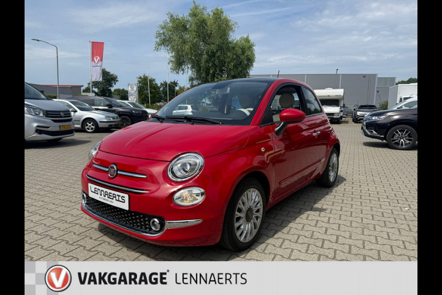 Fiat 500 1.2 Lounge SCHUIF/KANTELDAK NAVI (BOVAG/RIJKLAARPRIJS)