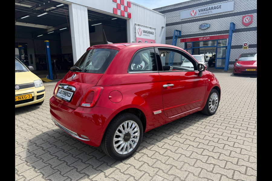 Fiat 500 1.2 Lounge SCHUIF/KANTELDAK NAVI (BOVAG/RIJKLAARPRIJS)
