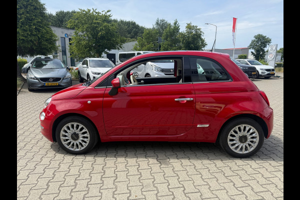 Fiat 500 1.2 Lounge SCHUIF/KANTELDAK NAVI (BOVAG/RIJKLAARPRIJS)