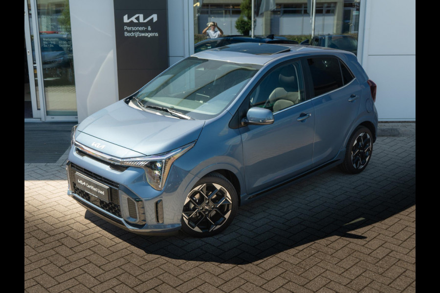 Kia Picanto 1.0 DPI GT-Line | Schuif/kanteldak | Stoel en stuurverwarming | Dode hoek assistent