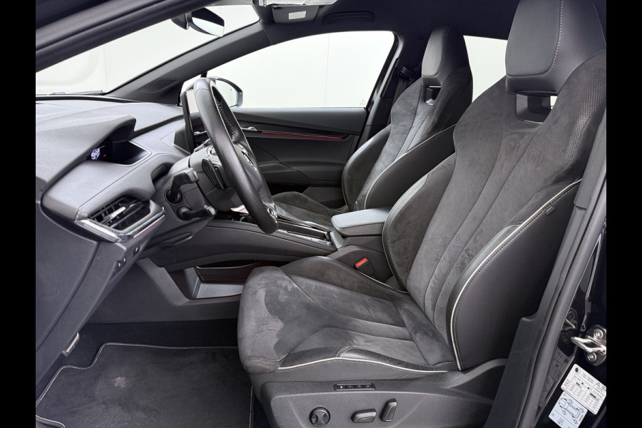 Škoda ENYAQ iV 80 SPORTLINE SOH 92% 3-Zone Ecc Adap.Cruise Stuur+Stoelverwarming Elek.Stoel+Memory Navi Camera Apple Carplay Android Auto Keyless Advanc. Dodehoek detectie Elek.Achterklep Privacy Glas Led Matrix Isofix Lmv 20" DAB Lane Assist 1e Eigenaar Origineel Nederlandse Auto Dealeronderhouden