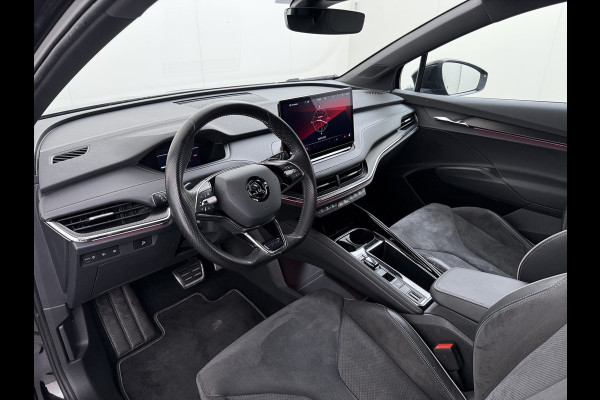Škoda ENYAQ iV 80 SPORTLINE SOH 92% 3-Zone Ecc Adap.Cruise Stuur+Stoelverwarming Elek.Stoel+Memory Navi Camera Apple Carplay Android Auto Keyless Advanc. Dodehoek detectie Elek.Achterklep Privacy Glas Led Matrix Isofix Lmv 20" DAB Lane Assist 1e Eigenaar Origineel Nederlandse Auto Dealeronderhouden