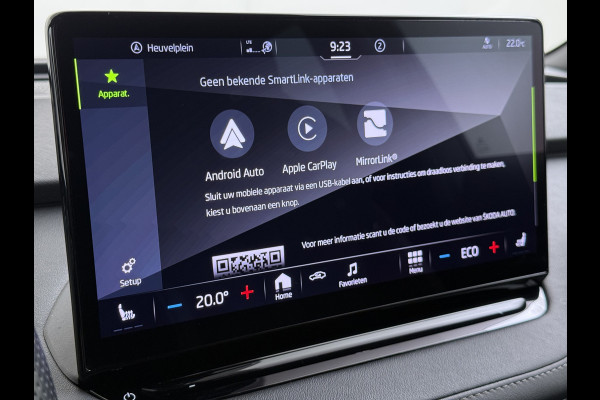 Škoda ENYAQ iV 80 SPORTLINE SOH 92% 3-Zone Ecc Adap.Cruise Stuur+Stoelverwarming Elek.Stoel+Memory Navi Camera Apple Carplay Android Auto Keyless Advanc. Dodehoek detectie Elek.Achterklep Privacy Glas Led Matrix Isofix Lmv 20" DAB Lane Assist 1e Eigenaar Origineel Nederlandse Auto Dealeronderhouden