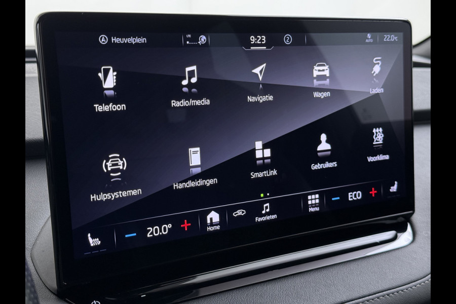Škoda ENYAQ iV 80 SPORTLINE SOH 92% 3-Zone Ecc Adap.Cruise Stuur+Stoelverwarming Elek.Stoel+Memory Navi Camera Apple Carplay Android Auto Keyless Advanc. Dodehoek detectie Elek.Achterklep Privacy Glas Led Matrix Isofix Lmv 20" DAB Lane Assist 1e Eigenaar Origineel Nederlandse Auto Dealeronderhouden
