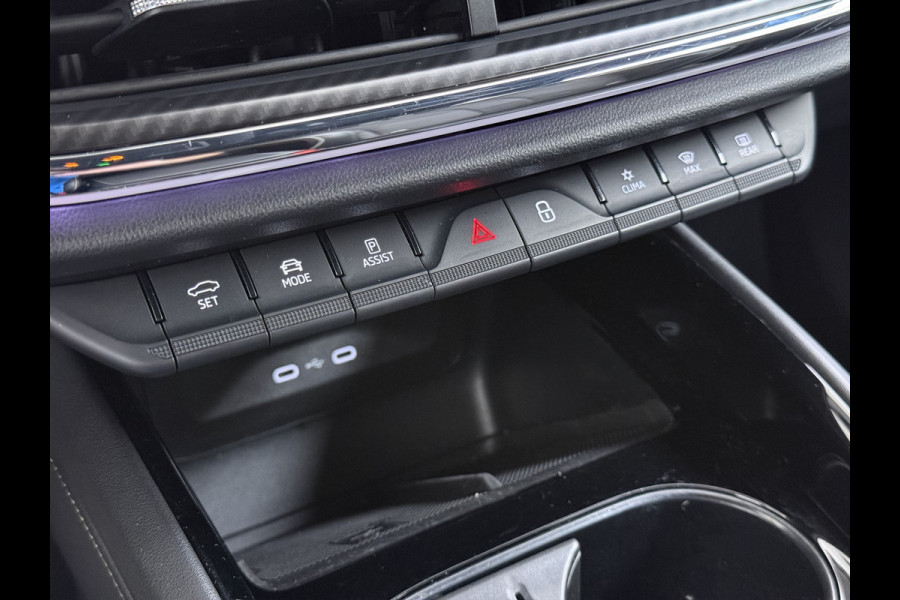 Škoda ENYAQ iV 80 SPORTLINE SOH 92% 3-Zone Ecc Adap.Cruise Stuur+Stoelverwarming Elek.Stoel+Memory Navi Camera Apple Carplay Android Auto Keyless Advanc. Dodehoek detectie Elek.Achterklep Privacy Glas Led Matrix Isofix Lmv 20" DAB Lane Assist 1e Eigenaar Origineel Nederlandse Auto Dealeronderhouden