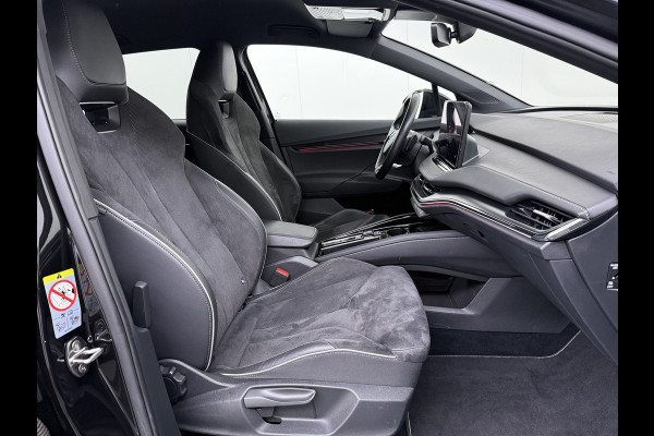 Škoda ENYAQ iV 80 SPORTLINE SOH 92% 3-Zone Ecc Adap.Cruise Stuur+Stoelverwarming Elek.Stoel+Memory Navi Camera Apple Carplay Android Auto Keyless Advanc. Dodehoek detectie Elek.Achterklep Privacy Glas Led Matrix Isofix Lmv 20" DAB Lane Assist 1e Eigenaar Origineel Nederlandse Auto Dealeronderhouden