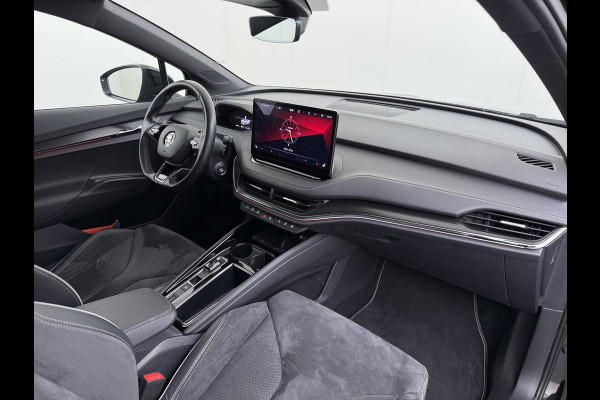 Škoda ENYAQ iV 80 SPORTLINE SOH 92% 3-Zone Ecc Adap.Cruise Stuur+Stoelverwarming Elek.Stoel+Memory Navi Camera Apple Carplay Android Auto Keyless Advanc. Dodehoek detectie Elek.Achterklep Privacy Glas Led Matrix Isofix Lmv 20" DAB Lane Assist 1e Eigenaar Origineel Nederlandse Auto Dealeronderhouden
