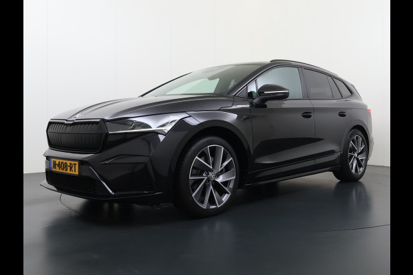 Škoda ENYAQ iV 80 SPORTLINE SOH 92% 3-Zone Ecc Adap.Cruise Stuur+Stoelverwarming Elek.Stoel+Memory Navi Camera Apple Carplay Android Auto Keyless Advanc. Dodehoek detectie Elek.Achterklep Privacy Glas Led Matrix Isofix Lmv 20" DAB Lane Assist 1e Eigenaar Origineel Nederlandse Auto Dealeronderhouden