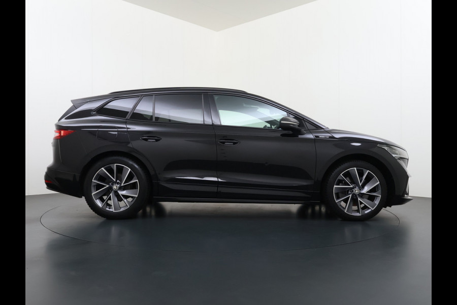 Škoda ENYAQ iV 80 SPORTLINE SOH 92% 3-Zone Ecc Adap.Cruise Stuur+Stoelverwarming Elek.Stoel+Memory Navi Camera Apple Carplay Android Auto Keyless Advanc. Dodehoek detectie Elek.Achterklep Privacy Glas Led Matrix Isofix Lmv 20" DAB Lane Assist 1e Eigenaar Origineel Nederlandse Auto Dealeronderhouden