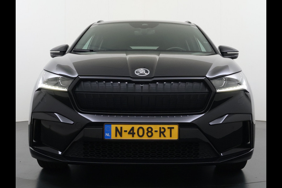 Škoda ENYAQ iV 80 SPORTLINE SOH 92% 3-Zone Ecc Adap.Cruise Stuur+Stoelverwarming Elek.Stoel+Memory Navi Camera Apple Carplay Android Auto Keyless Advanc. Dodehoek detectie Elek.Achterklep Privacy Glas Led Matrix Isofix Lmv 20" DAB Lane Assist 1e Eigenaar Origineel Nederlandse Auto Dealeronderhouden