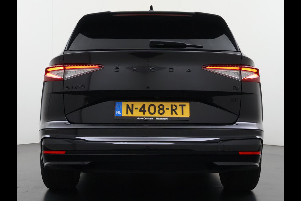 Škoda ENYAQ iV 80 SPORTLINE SOH 92% 3-Zone Ecc Adap.Cruise Stuur+Stoelverwarming Elek.Stoel+Memory Navi Camera Apple Carplay Android Auto Keyless Advanc. Dodehoek detectie Elek.Achterklep Privacy Glas Led Matrix Isofix Lmv 20" DAB Lane Assist 1e Eigenaar Origineel Nederlandse Auto Dealeronderhouden