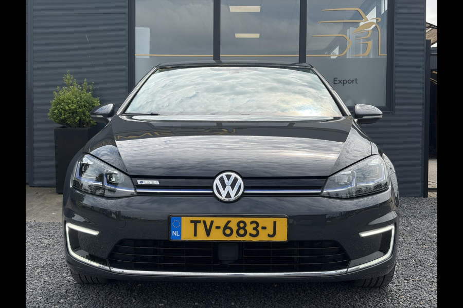 Volkswagen e-Golf e-Golf SOH 91.07%,Navi,Carplay,Camera,Stoelverwarming,Clima,Cruise,Pdc,Lm velgen,Dealer Onderhouden,N.A.P,Apk tot 11-2026