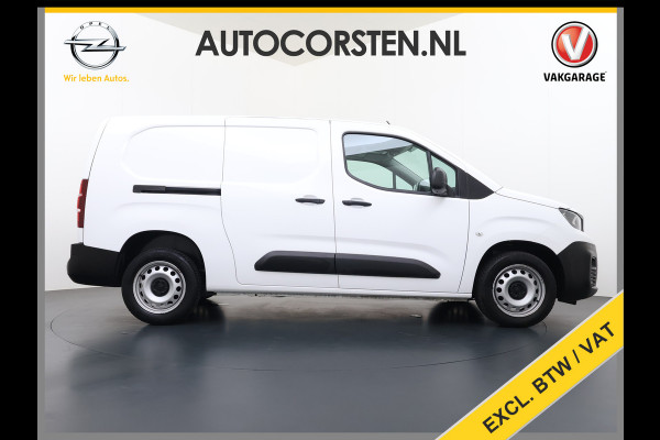Peugeot Partner 1.5HDI 102PK Lang 3D-Navi Airco Apple Carplay Android Auto Cruise Control Pdc Premium Bluetooth DAB Tussenwand Schuifdeur Achterdeuren Euro 6 1e Eigenaar Dealeronderhouden Origineel Nederlandse Auto