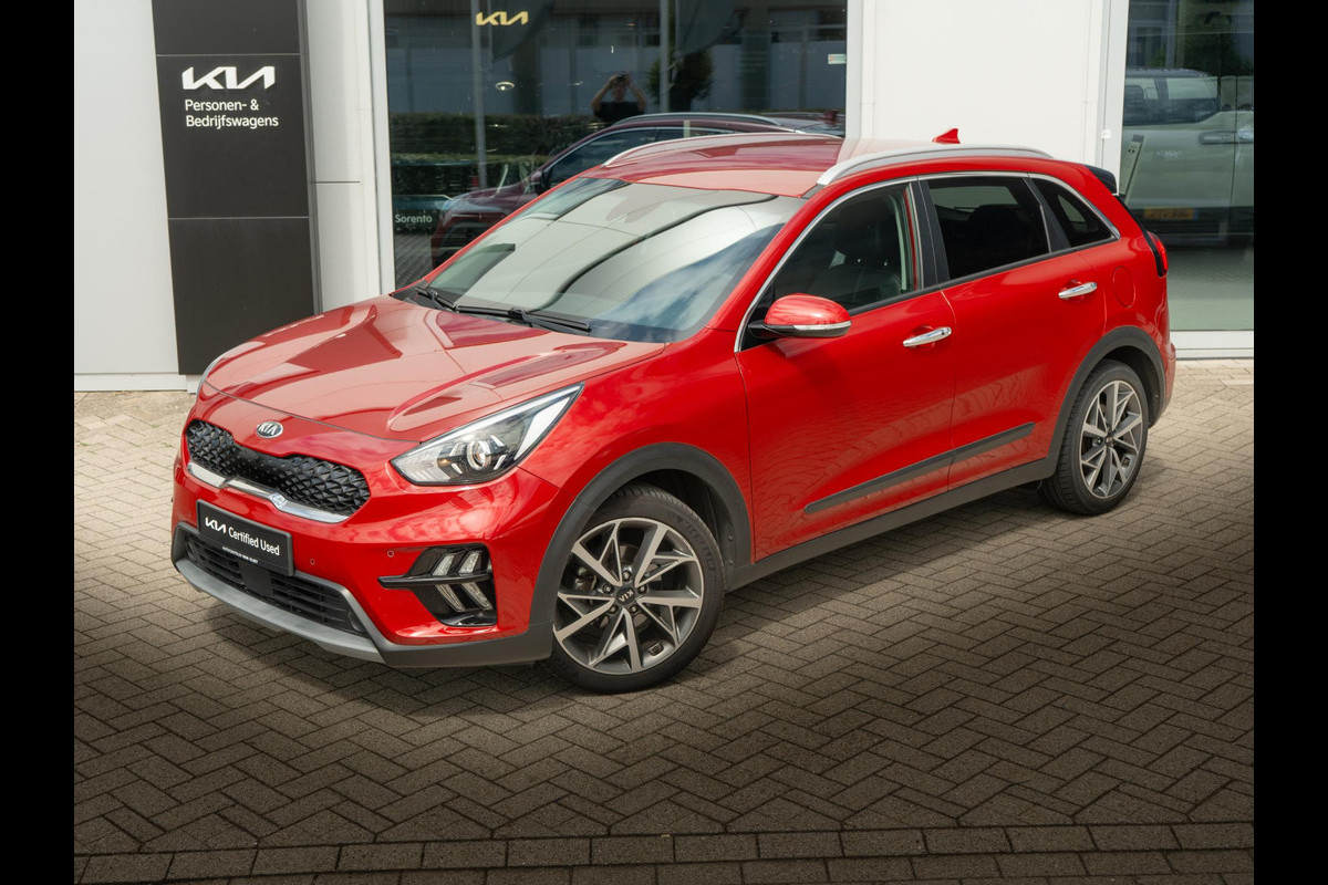 Kia Niro 1.6 GDi Hybrid DynamicPlusLine | Stoel en stuurverwarming| Navigatie | Achteruitrijcamera | Trekhaak |