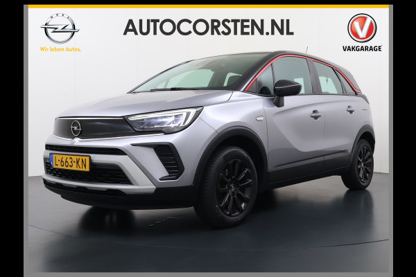 Opel Crossland 131PK Turbo GS Line Navi* Camera AGR Ergonomiezetel Apple Carplay Android Auto Cruise Control Airco Bluetooth Pdc Regen-Lichtsensor Lane Assist Lmv 16" Led Isofix ESP ABS 1e Eigenaar Dealeronderhouden Origineel Nederlandse Auto