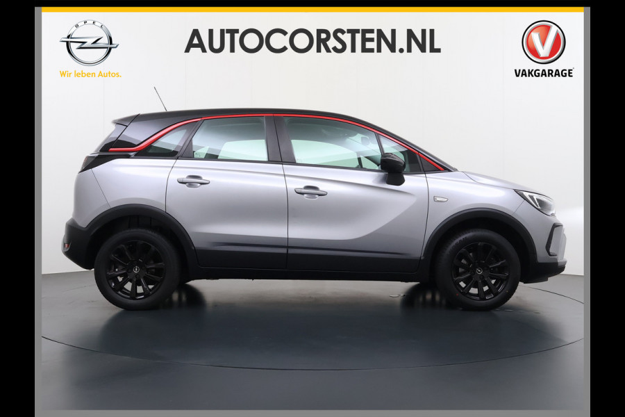 Opel Crossland 131PK Turbo GS Line Navi* Camera AGR Ergonomiezetel Apple Carplay Android Auto Cruise Control Airco Bluetooth Pdc Regen-Lichtsensor Lane Assist Lmv 16" Led Isofix ESP ABS 1e Eigenaar Dealeronderhouden Origineel Nederlandse Auto