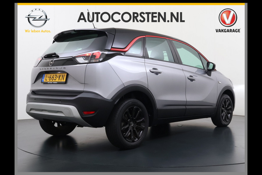 Opel Crossland 131PK Turbo GS Line Navi* Camera AGR Ergonomiezetel Apple Carplay Android Auto Cruise Control Airco Bluetooth Pdc Regen-Lichtsensor Lane Assist Lmv 16" Led Isofix ESP ABS 1e Eigenaar Dealeronderhouden Origineel Nederlandse Auto