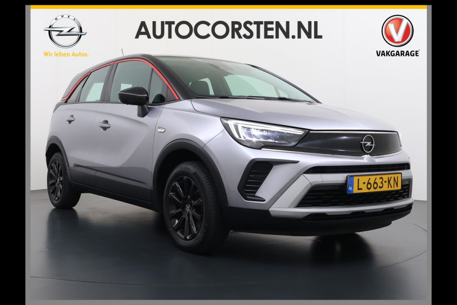 Opel Crossland 131PK Turbo GS Line Navi* Camera AGR Ergonomiezetel Apple Carplay Android Auto Cruise Control Airco Bluetooth Pdc Regen-Lichtsensor Lane Assist Lmv 16" Led Isofix ESP ABS 1e Eigenaar Dealeronderhouden Origineel Nederlandse Auto