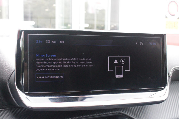 Peugeot 208 1.2 Hybrid 145PK AUTOMAAT GT | CAMERA VOOR + ACHTER | NAVIGATIE | DRAADLOZE APPLE CARPLAY/ANDROID AUTO | FULL LED KOPLAMPEN | LICHTMETALEN VELGEN 17" | DODEHOEK DETECTIE | DRAADLOZE TELEFOONLADER | KEYLESS ENTRY/START | DAB+ RADIO | ADAPTIVE CRUISE CONTROL |