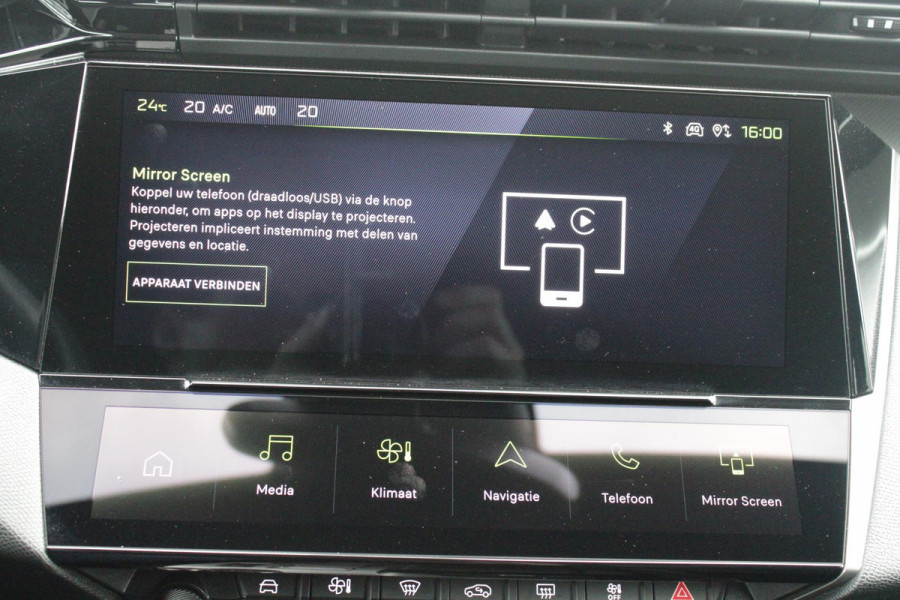 Peugeot 308 1.2 Hybrid 145PK AUTOMAAT GT | PANORAMA SCHUIF/KANTEL DAK | AFNEEMBARE TREKHAAK | NAVIGATIE | SENSATION PACK: FOCAL HIFI SYSTEM (PREMIUM HIFI SYSTEEM MET 10 SPEAKERS)/DRAADLOZE TELEFOONLADER | 360° VISION & DRIVE ASSIST PLUS PACK: ACHTERUITRIJCAMERA 360° VISEOPARK 3 (4 CAMERA'S)/PARKEERHULP VOOR EN ACHTER/ANTI DIEFSTAL ALARM/PEUGEOT i-COCKPIT MET CONFIGUREERBAAR 3D-INSTRUMENTENPANEEL/CLEAN CABIN | ALCANTARA EXECUTIVE PACK: BEKLEDING ALCANTARA/KUNSTLEDER INCL. ELEKTRISCH BEDIENBARE AGR STOEL EN MASSAGE OP BEIDE VOORSTOELEN | 18" LICHTMETALEN VELGEN "PORTLAND" | NAVIGATI